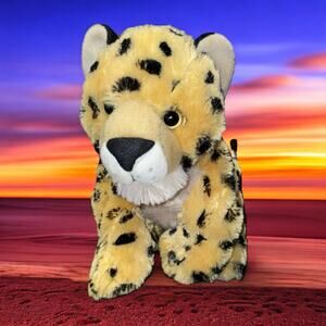 Wild Republic Plush Cheetah Stuffed Animal Realistic Leopard Spotted Jungle 12"